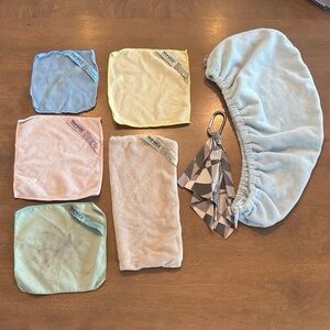 Lot used Norwex bundle baby body optic scarf hair turban enviro travel mini